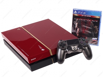 Игровая приставка Sony PlayStation 4 Red Limited edition + MGS V: The Phantom Pain